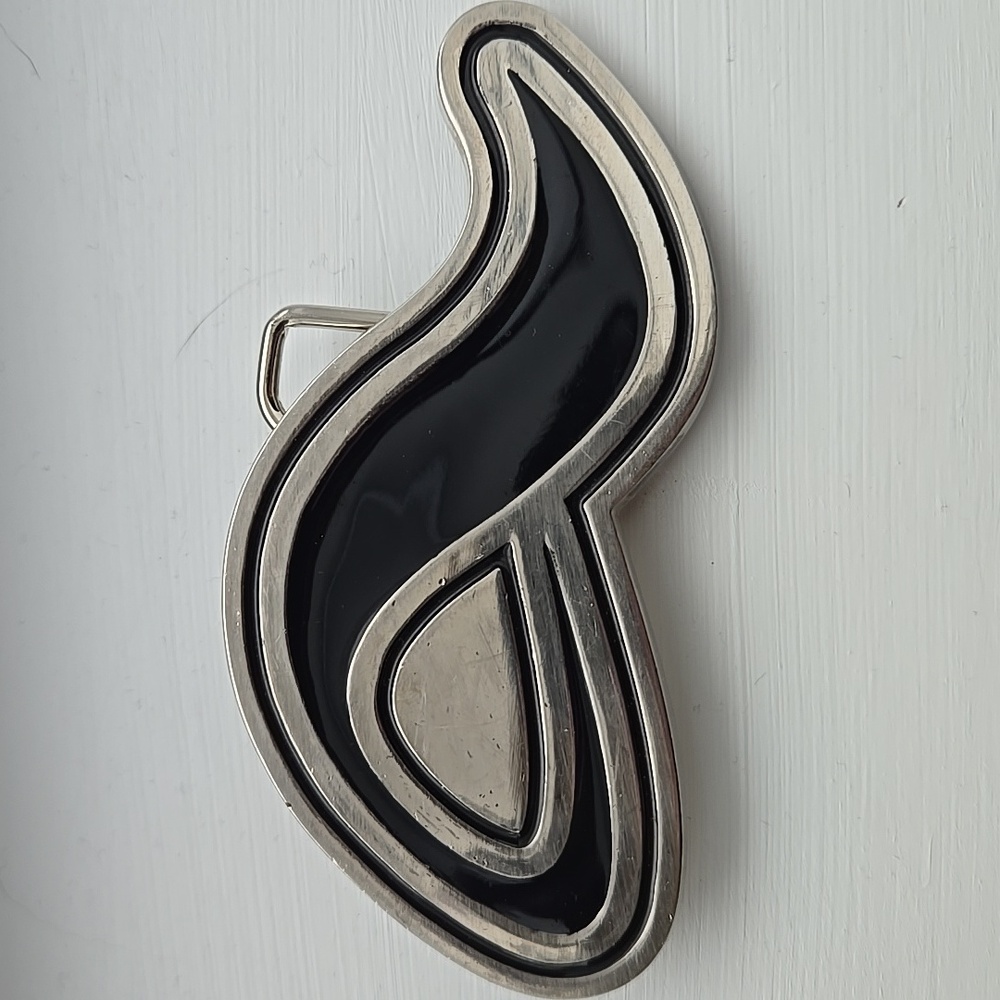 Adio skate logo belt buckle